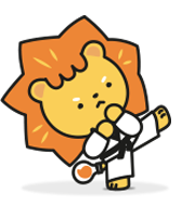 광주대학교 캐릭터의 태권도